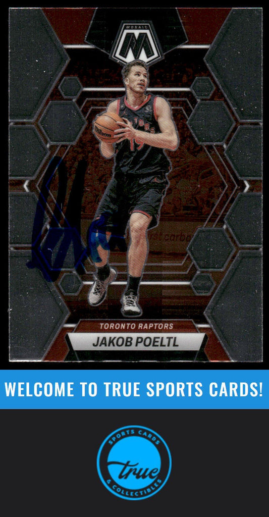 2022-23 Panini Mosaic #114 Jakob Poeltl AUTOGRAPH