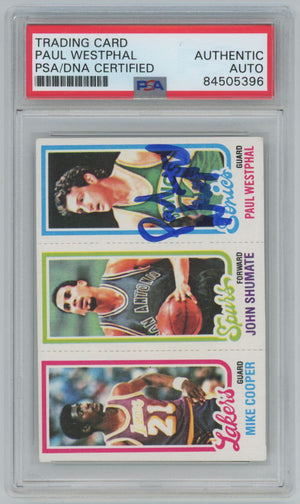 1980 Topps #229 Paul Westphal Auto - PSA/DNA