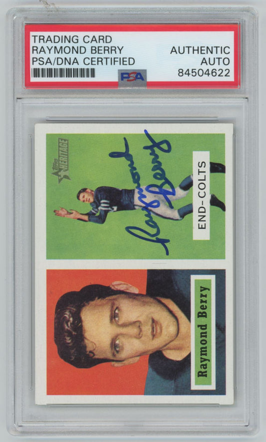 2002 Topps Heritage Raymond Berry Auto - PSA/DNA