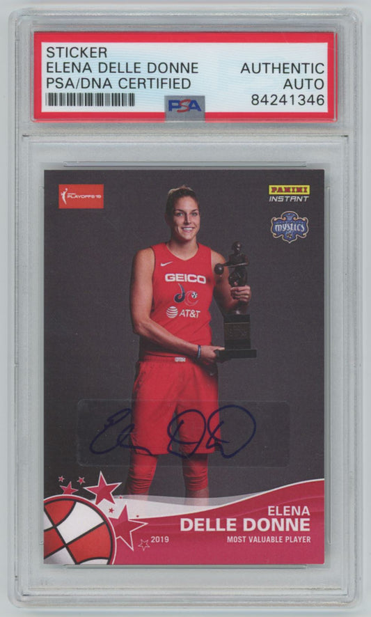 2019 Panini Instant WNBA Elena Delle Donne #7 Auto - PSA/DNA