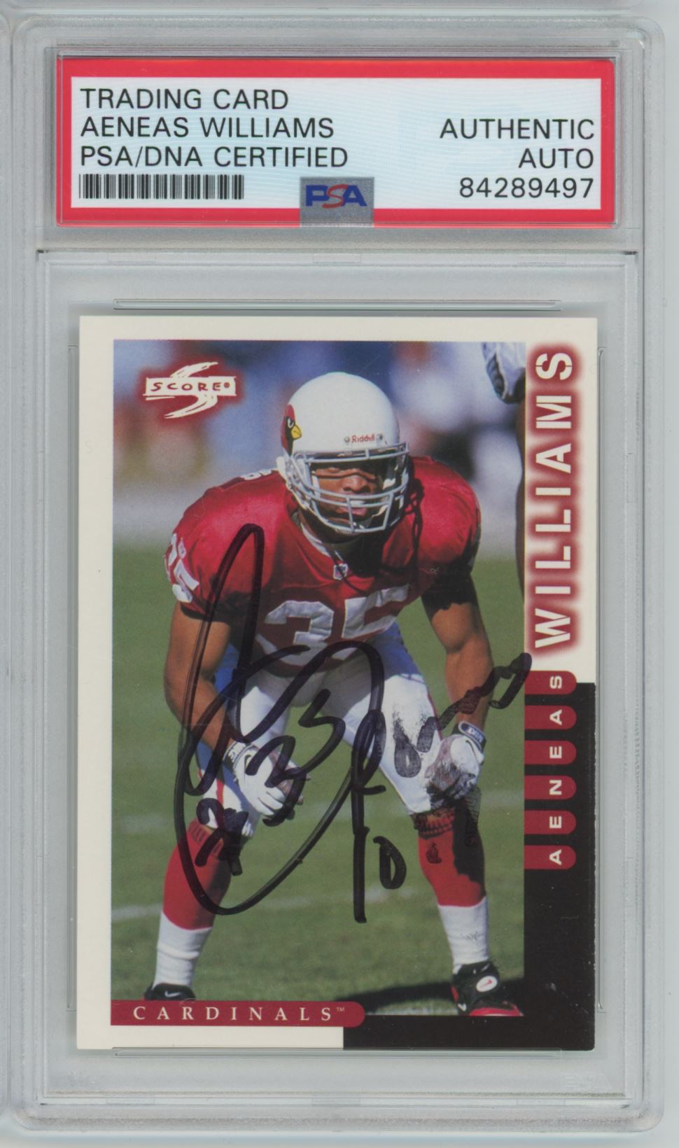 1998 Score Aeneas Williams #147 Auto - PSA/DNA Authentic