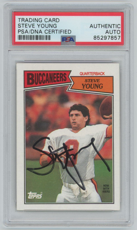 1987 Topps Steve Young Auto - PSA/DNA