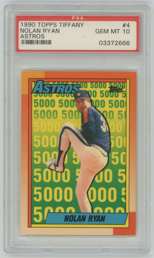 1990 Topps Tiffany Nolan Ryan Astros #4 - PSA 10