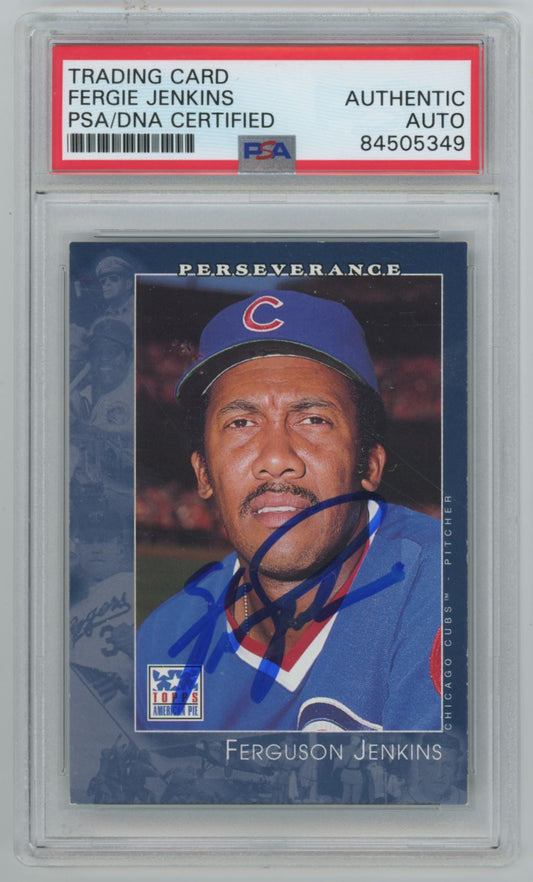 2002 Topps Ferguson Jenkins Auto - PSA/DNA