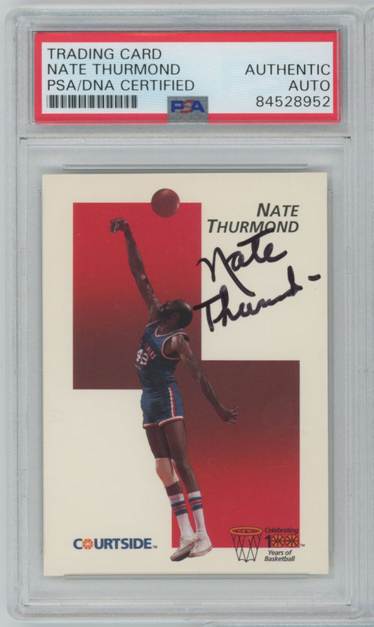 1992 Courtside #38 Nate Thurmond Auto - PSA/DNA