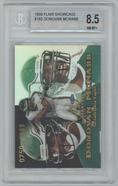 1999 Flair Showcase Donovan McNabb 750/1999 - BGS 8.5 (2809)