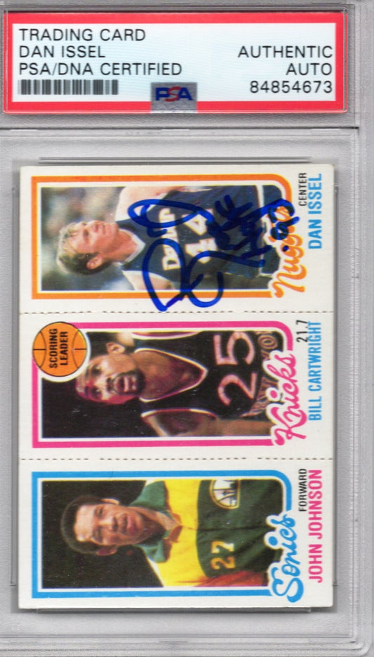 1980 TOPPS DAN ISSEL #76 HOF AUTOGRAPH PSA/DNA AUTHENTIC AUTO