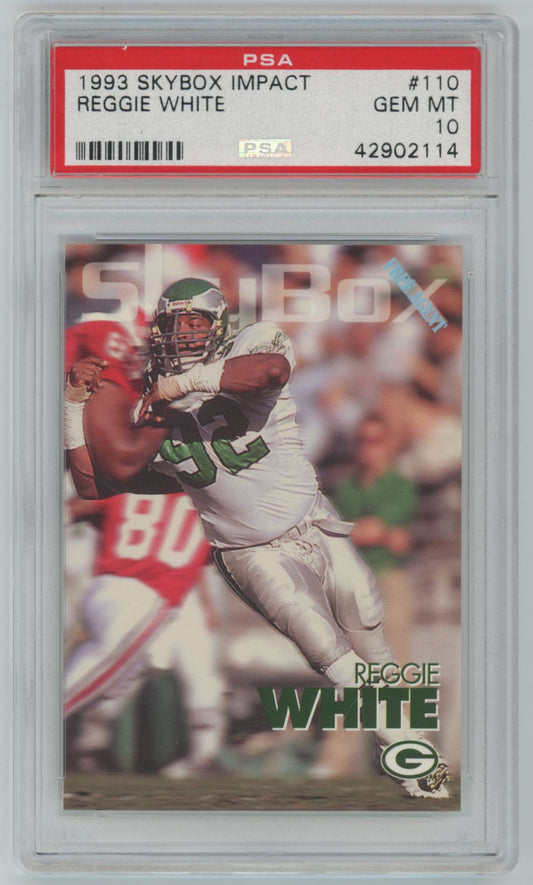 1993 Skybox Impact Reggie White #110 - PSA 10