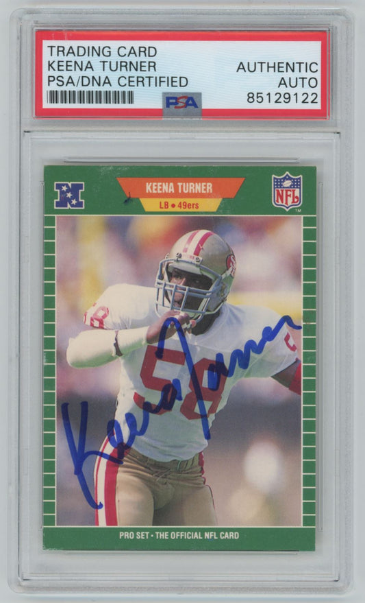 1989 Pro Set Keena Turner Auto - PSA/DNA