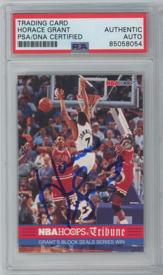 1993 NBA Hoops Tribune Horace Grant #297 Auto - PSA/DNA