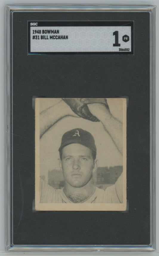 1948 Bowman Bill McCahan #31 - SGC 1