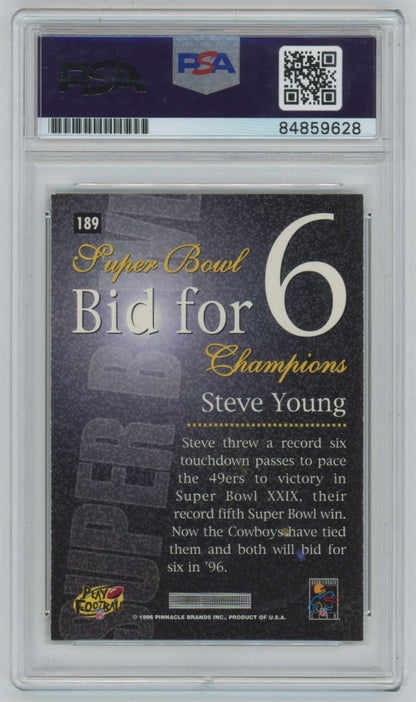 1996 Pinnacle Steve Young Auto - PSA/DNA