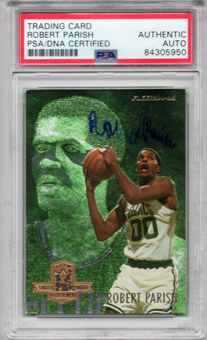1994 FLEER CAREER AWARD ACHIEVEMENT CLETICS ROBERT PARISH AUTOGRAPH PSA/DNA (5950)