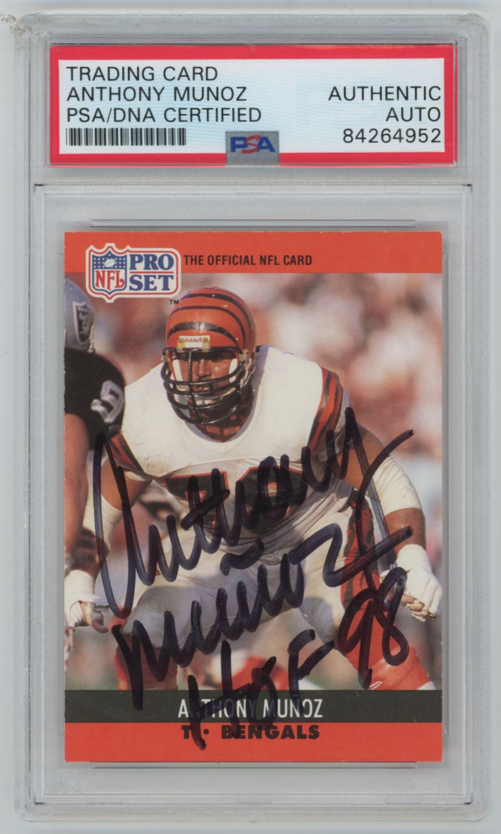 1990 Pro Set Anthony Munoz Auto - PSA/DNA