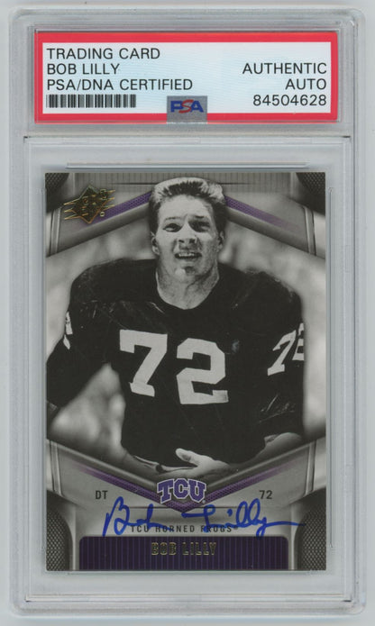 2012 SPx Football Bob Lilly Auto - PSA/DNA