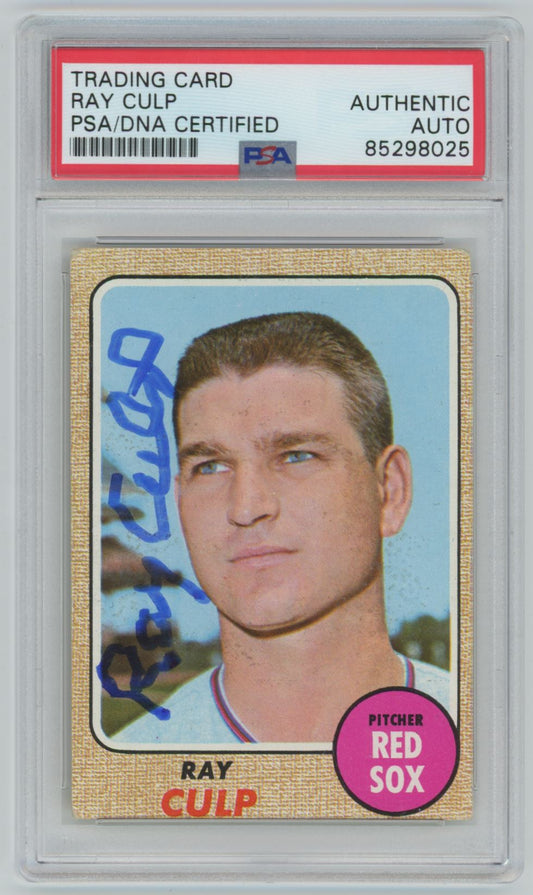 1968 Topps Ray Culp Auto - PSA/DNA Authentic (8025)