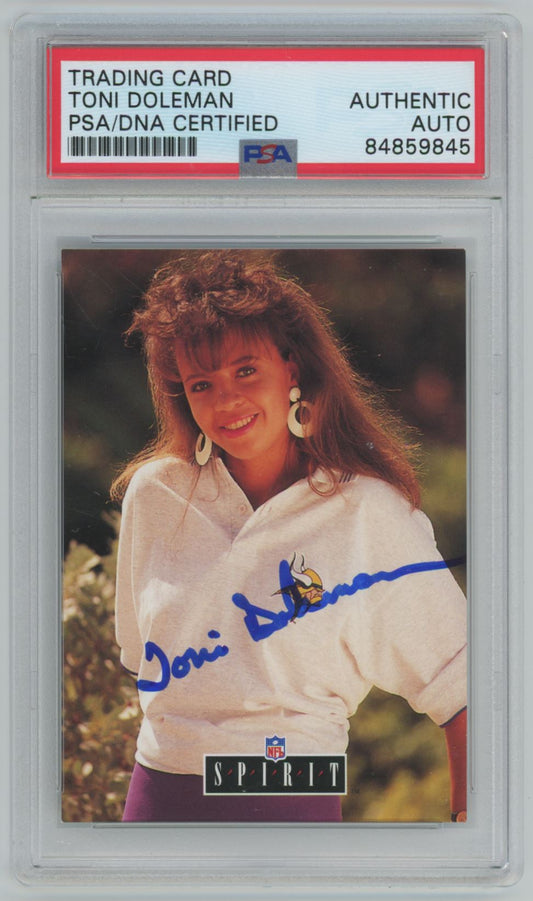 1992 Pro Line Spirit Toni Doleman Auto - PSA/DNA Authentic