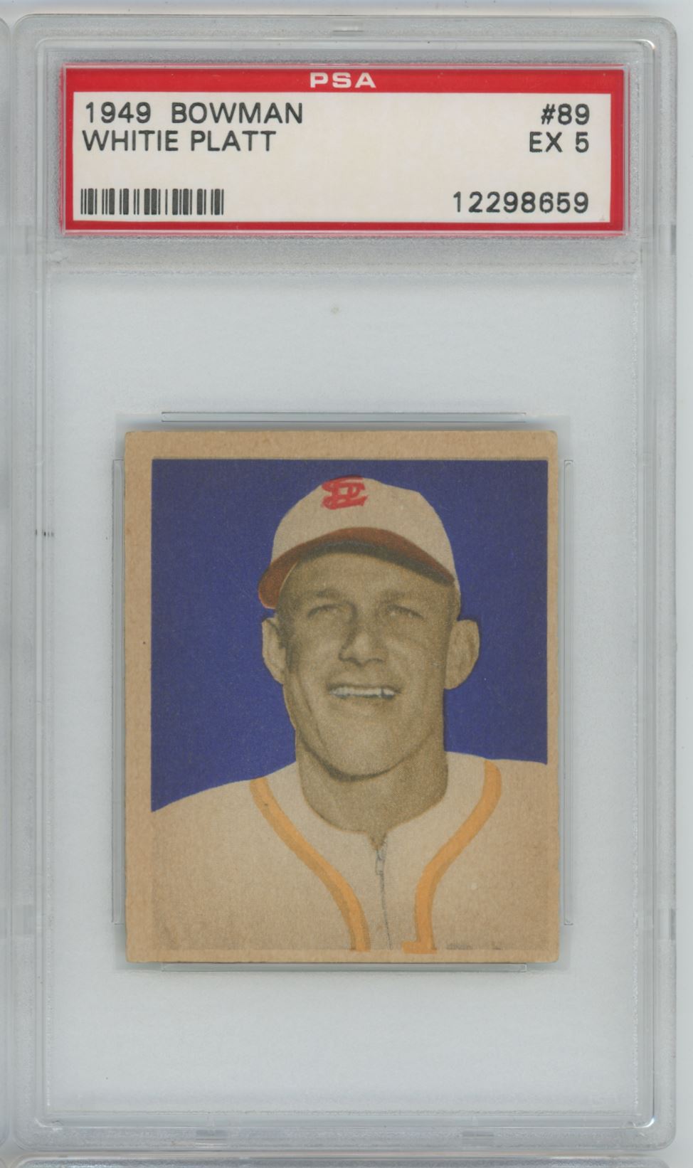 1949 Bowman Whitie Platt #89 - PSA 5