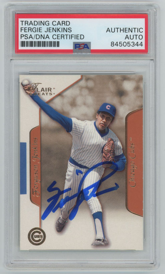 2003 Fleer Fergie Jenkins Auto - PSA/DNA