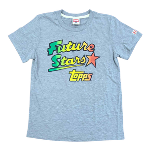 TOPPS Logo Future Stars T- Shirt (Official Topps Homage Brand)  - Child Size