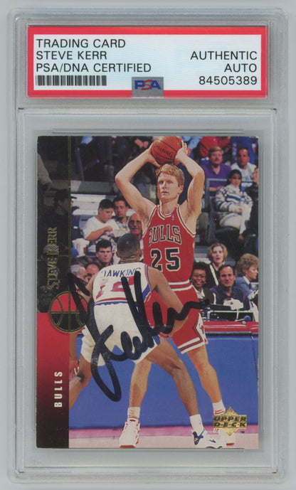 1995 Upper Deck Steve Kerr #337 Auto - PSA/DNA Authentic