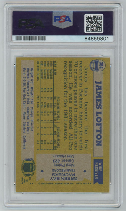 1982 Topps James Lofton Auto - PSA/DNA