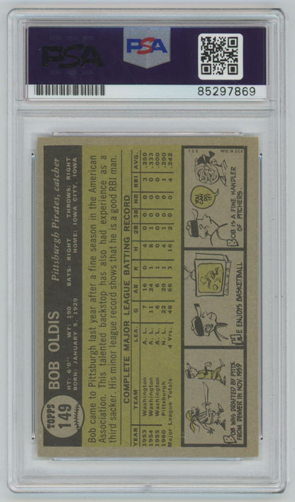 1961 Topps Bob Oldis #149 Auto - PSA/DNA Authentic