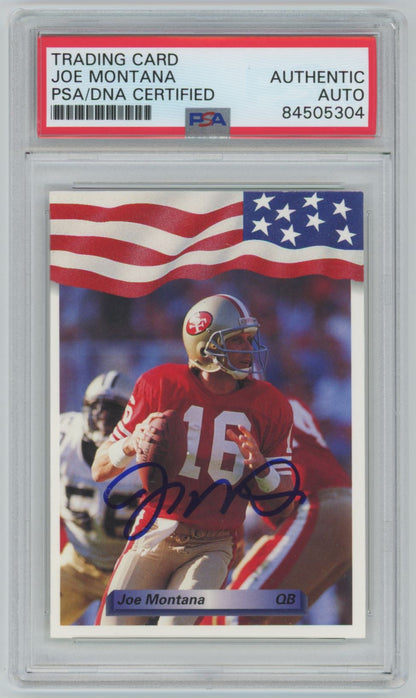 1992 Joe Montana #182 Auto - PSA/DNA Authentic