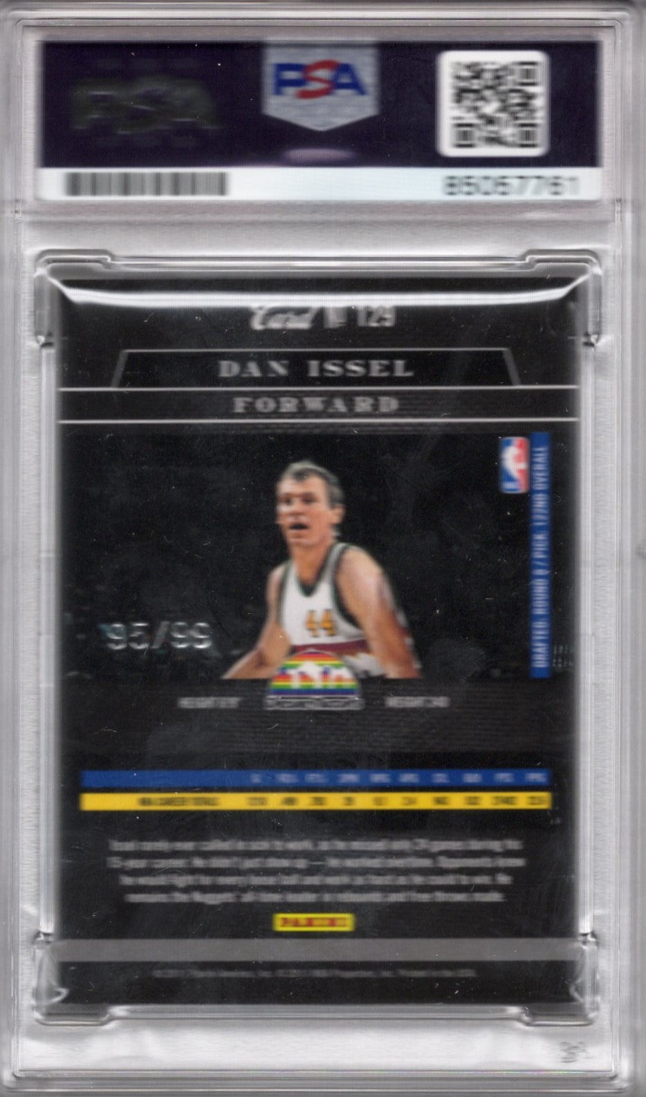 2011 PANINI DAN ISSEL NUGGETS  AUTOGRAPH PSA/DNA (7761)