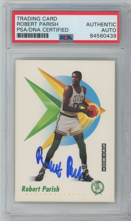 1991 Skybox Robert Parish #18 Auto - PSA/DNA