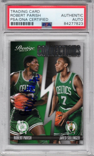 2013 PRESTIGE ROBERT PARISH CONNECTIONS CELTICS AUTOGRAPH PSA/DNA (7823)