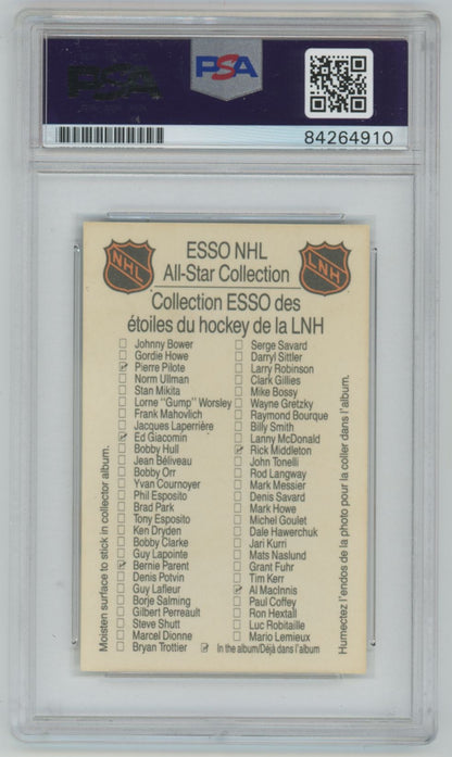 1988-89 Esso NHL All-Star Collection Rod Langway Auto - PSA/DNA Authentic