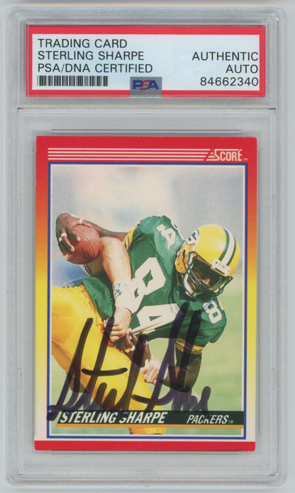 1990 Score Sterling Sharpe Auto - PSA/DNA