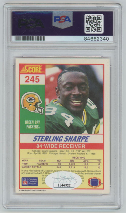 1990 Score Sterling Sharpe Auto - PSA/DNA