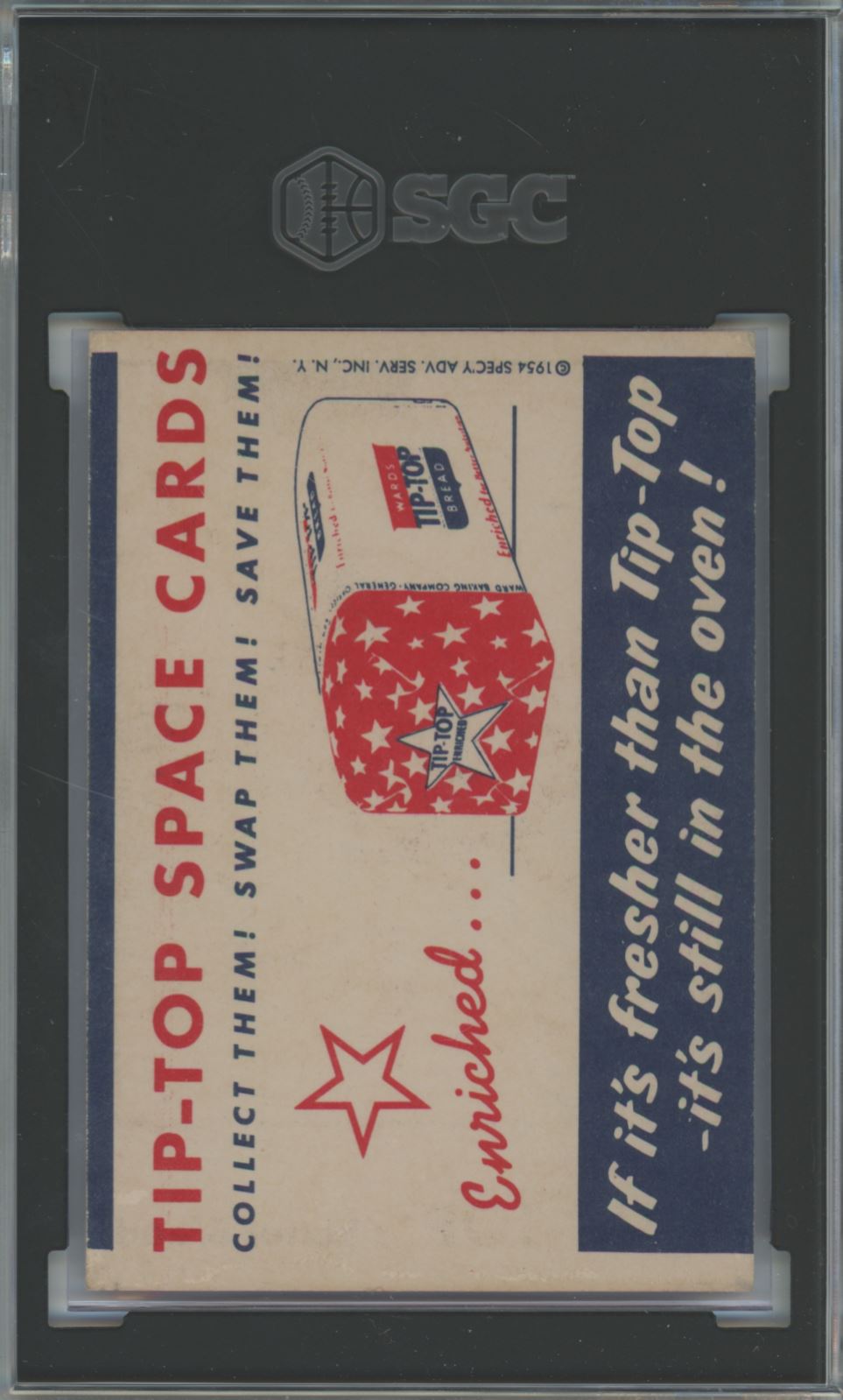 1954 Tip Top Bread Interplanetary Liner Space Cards - SGC 6