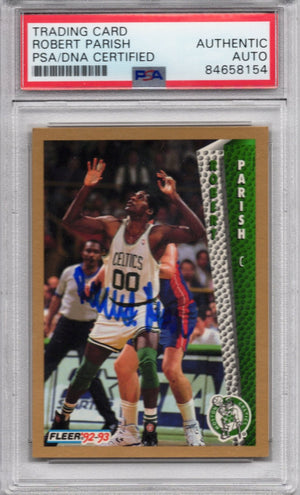 1992 FLEER ROBERT PARISH PSA/DNA AUTOGRAPH