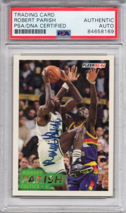 1993 FLEER ROBERT PARISH AUTOGRAPH PSA/DNA (8169)