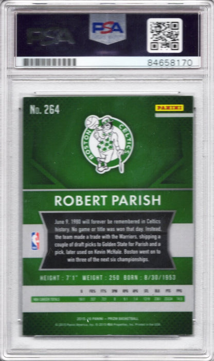 2015 PRIZM ROBERT PARISH AUTOGRAPH PSA/DNA (8170)
