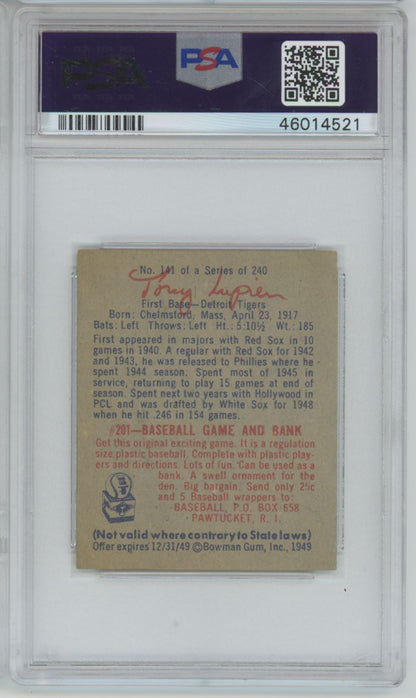 1949 Bowman Ulysses Lupien #141 - PSA 4