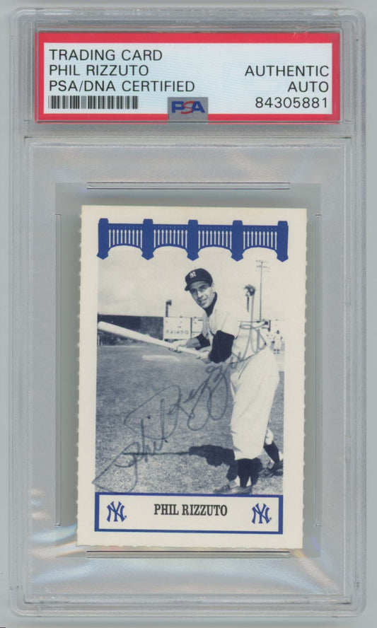 Yankees of the 50's Phil Rizzuto Auto - PSA/DNA