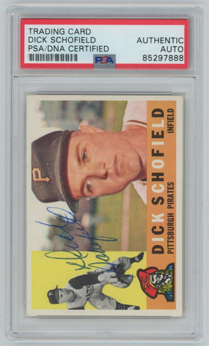 1960 Topps Dick Schofield #104 Auto - PSA/DNA Authentic
