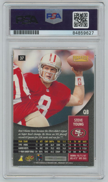 1996 Pinnacle Steve Young Auto - PSA/DNA