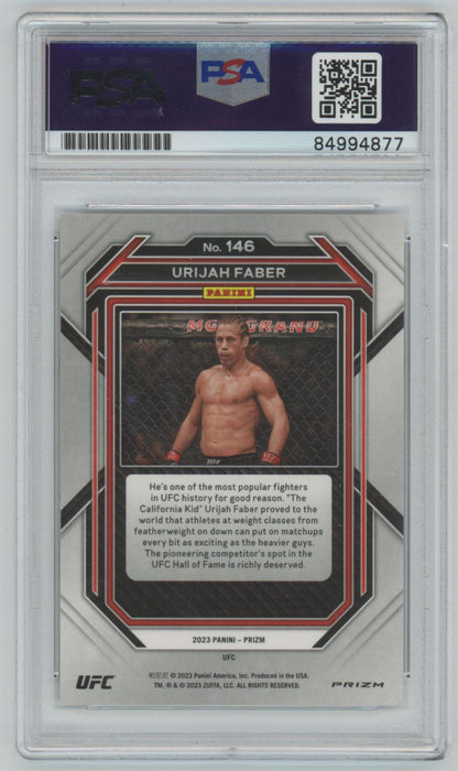 2023 Panini Prizm Hyper Urijah Faber Auto - PSA/DNA Authentic