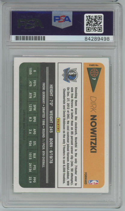 2012 Past & Present Dirk Nowitzki Auto - PSA/DNA