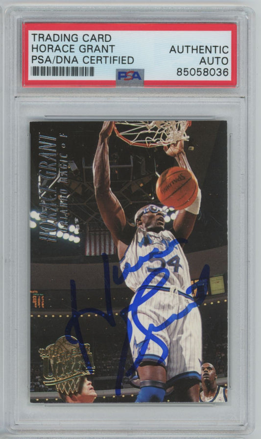 1995 Fleer Ultra Horace Grant #302 Auto - PSA/DNA