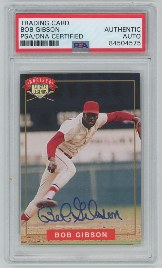 1994 Nabisco All-Star Legends Bob Gibson Auto - PSA/DNA Authentic