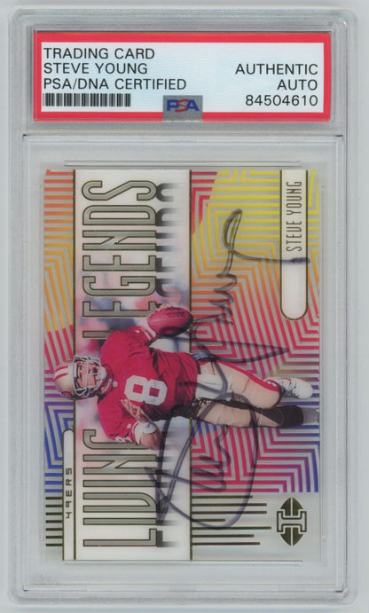 2019 Panini Illusions Steve Young Auto - PSA/DNA