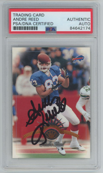 1997 Donruss Andre Reed Auto - PSA/DNA