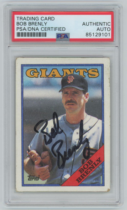 1988 Topps Bob Brenly Auto - PSA/DNA