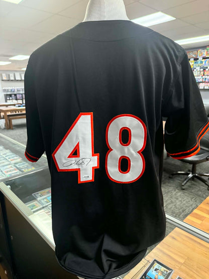 RUSS ORTIZ CUSTOM SAN FRANCISCO AUTOGRAPHED JERSEY (JSA COA)